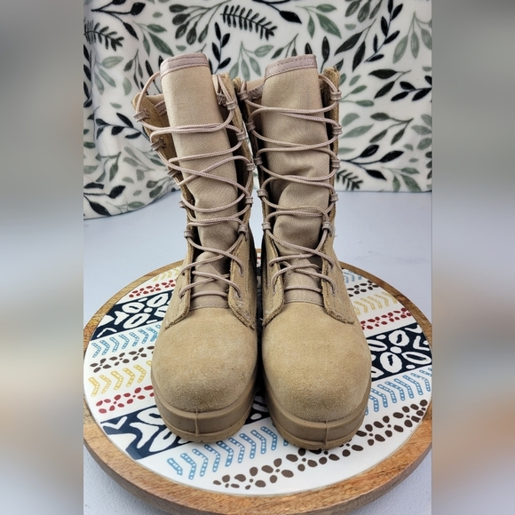 Belleville New Made in US  Desert Tan Military Army Combat‎ Waterproof - Picture 6 of 9